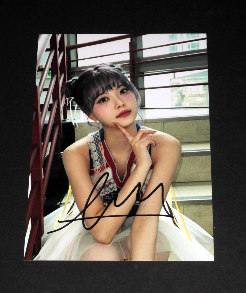 LE SSERAFIM ウンチェ 直筆サイン入り インスタントフォト HOT