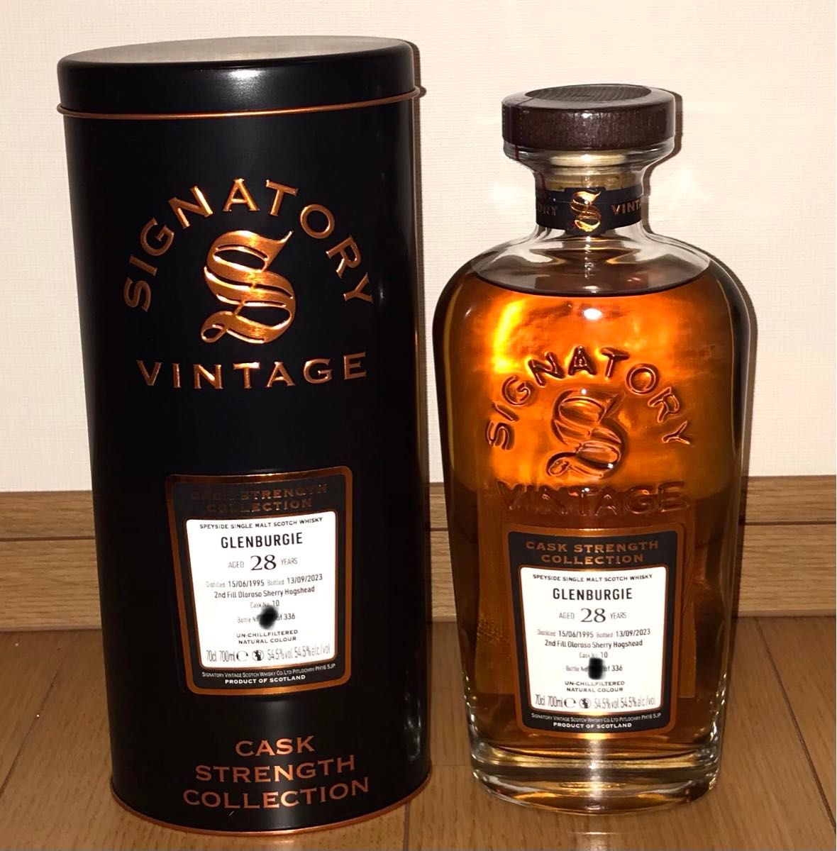 グレンバーギー28年1995シグナトリーヴィンテージ カスクストレングス