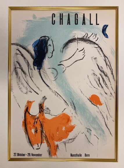 Marc Chagall リトグラフ額装作品 QW4416 Marc Chagall リトグラフ額装