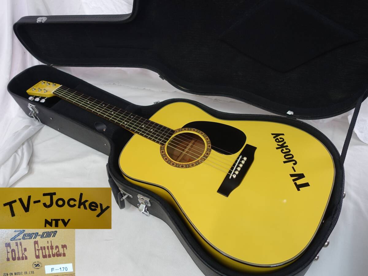 イエロー アコースティックギター TV-Jockey イエロー