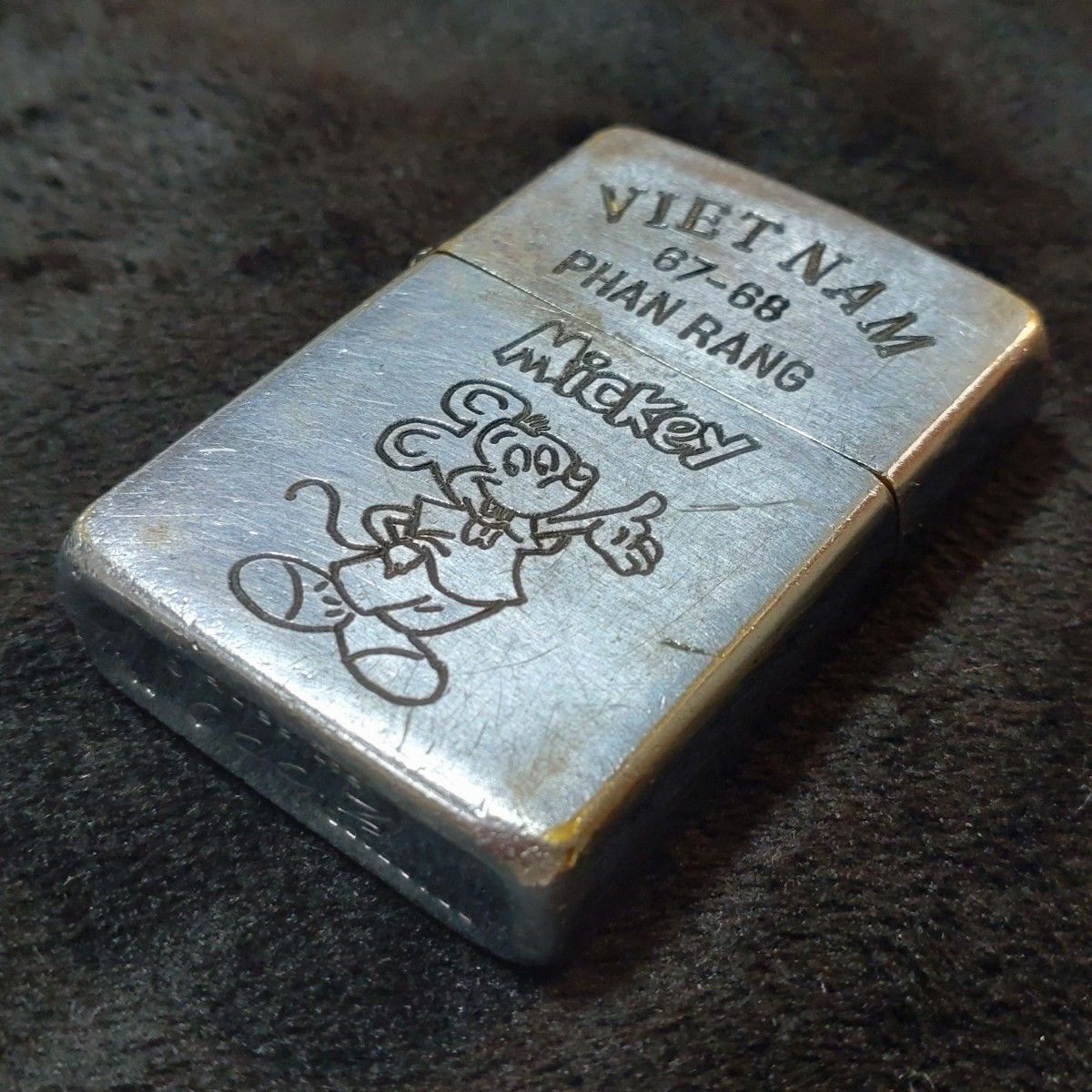zippo ミッキー Mickey ベトナムジッポ VIETNAM 67-68 ヴィンテージ