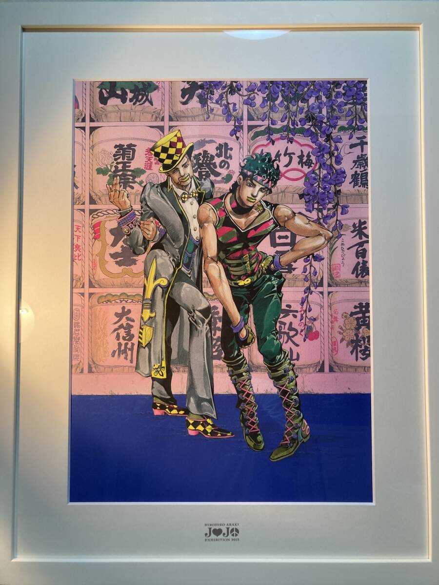 18日迄荒木飛呂彦 ジョジョ展複製原画 徐倫＆ブチャラティ ジョジョの