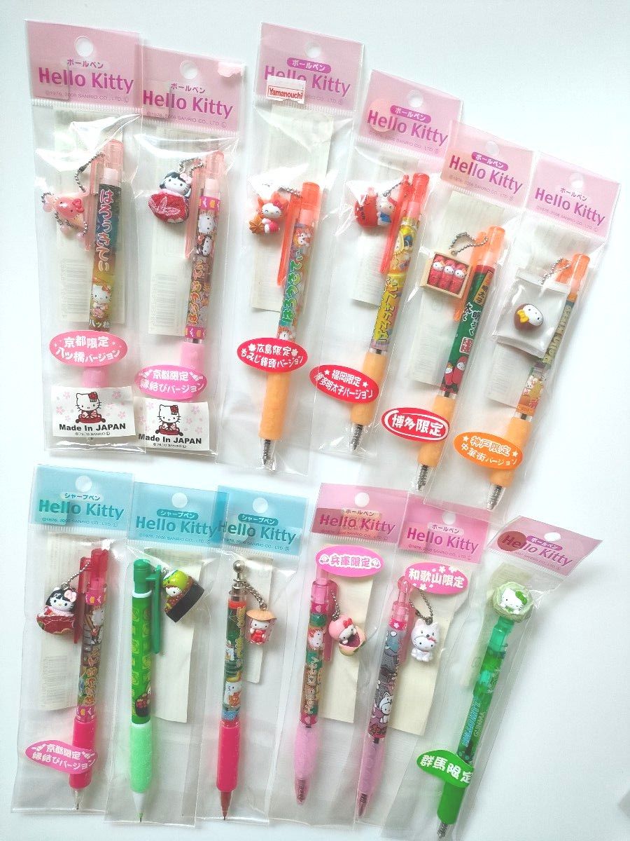 新品未開封 ご当地キティボールペンシャーペンまとめ売り58本