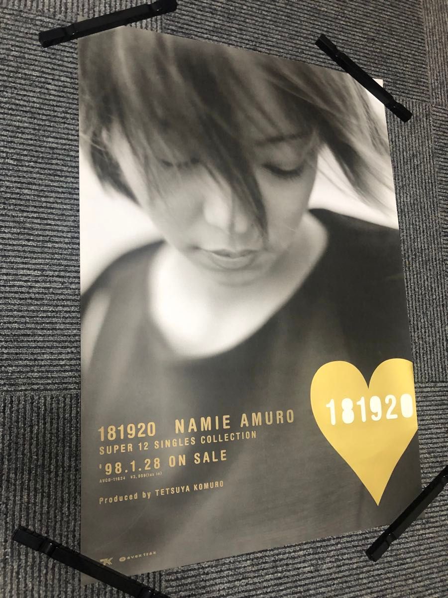 f 新品 非売品 安室奈美恵 販促 告知 ポスター B2 エスプリーク l 新品