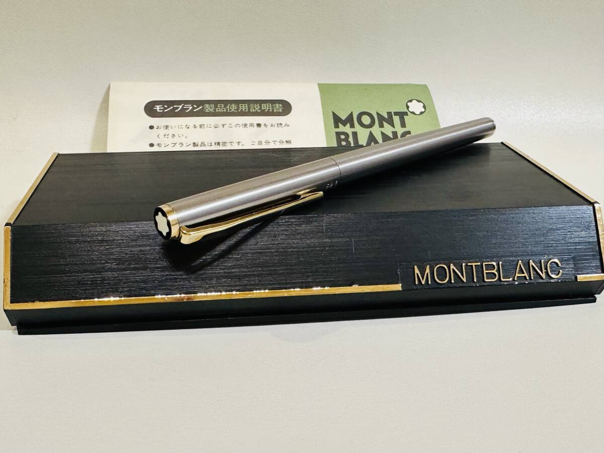 モンブラン万年筆「ノブレス」ペン先14金(585)、スリムライン