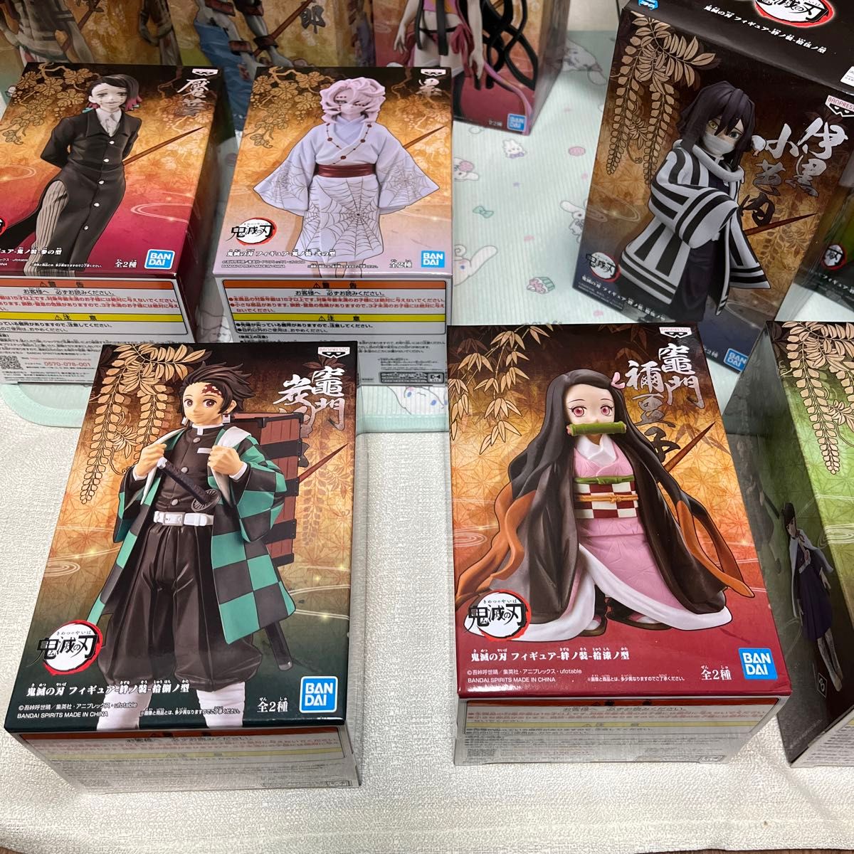 鬼滅の刃 プライズ フィギュア 絆ノ装 19体セット 柱全員 上弦3体 下弦