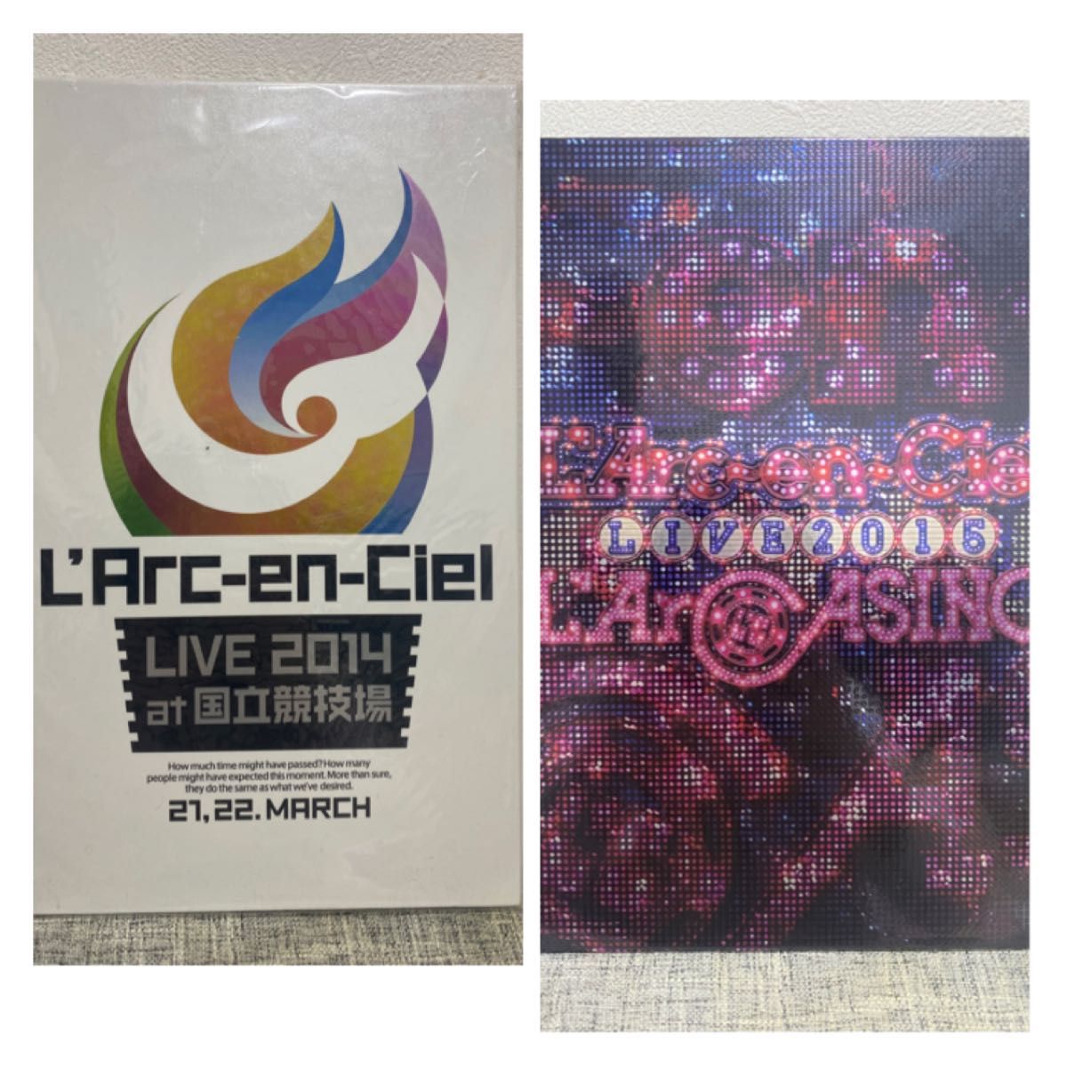 ラルク 公式グッズ ライブ パンフレット ラルカジノ 国立 セット L'Arc