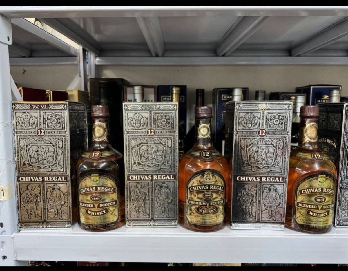 ◇古酒◇未開栓 6本セット CHIVAS REGAL シーバス リーガル 12年 スコッチ