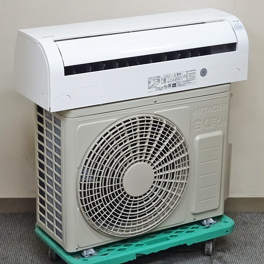 3ヵ月保証 】日立 エアコン RAS-A22J 動作良好 2.2kw 主に6畳~用