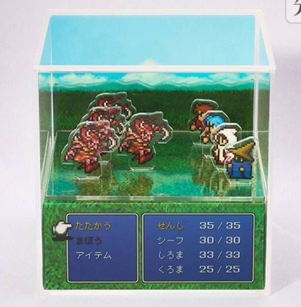 スクエニカフェファイナルファンタジーピクセルリマスター特典アクスタ全種