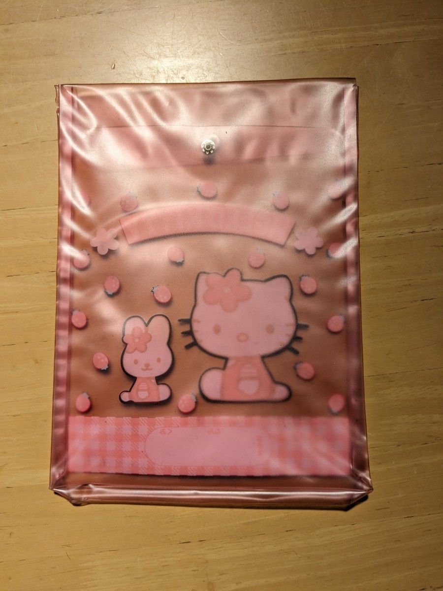 ☆レア☆ハローキティ ビニールバッグ ハイビスカス 平成レトロ ギャル