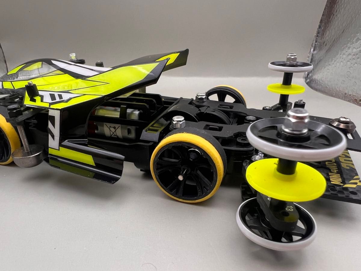 ミニ四駆 MSフレキ 完成マシン 蛍光機甲Ver. 海外優勝仕様 ミニ四駆 MS