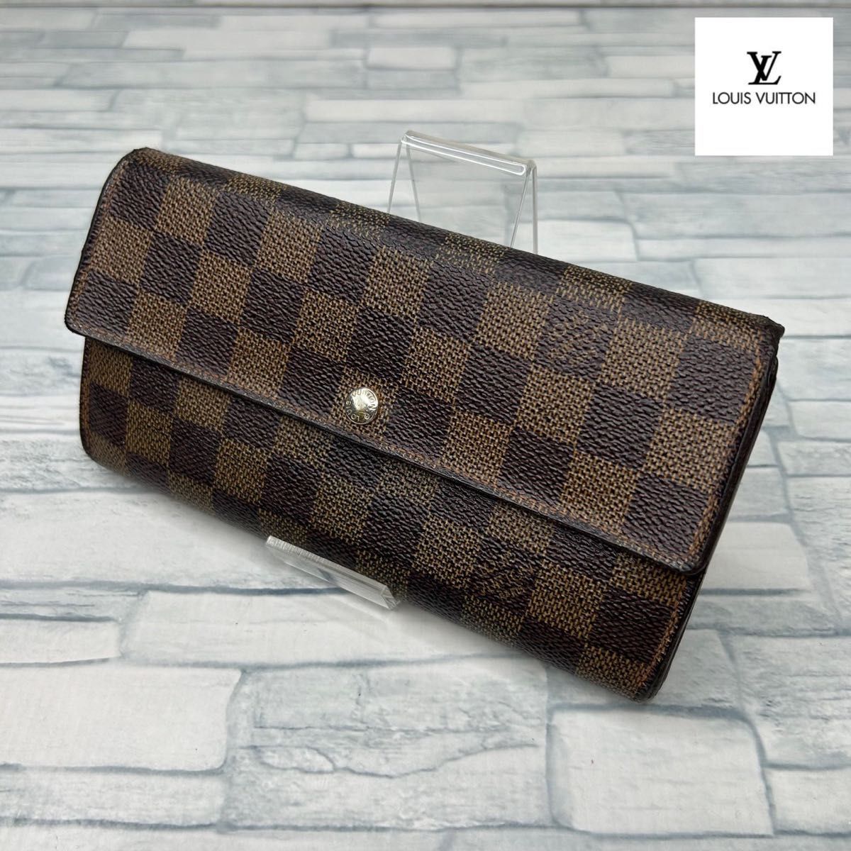 ルイヴィトンダミエ二つ折り財布