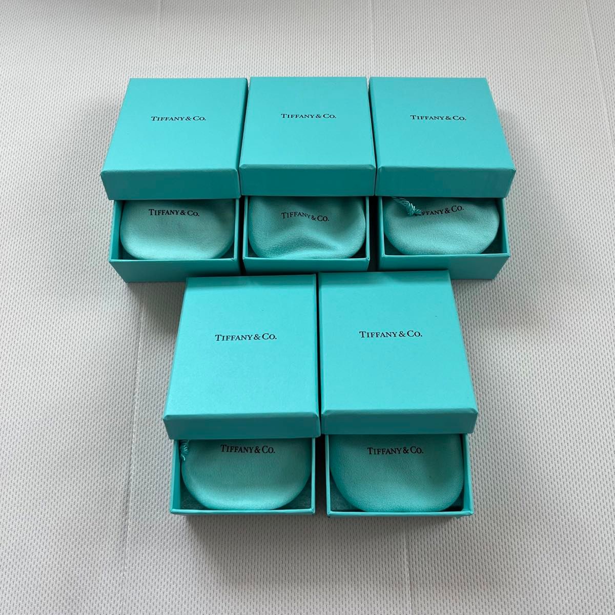 Tiffanyティファニー 空箱 巾着 5セット 現行 旧型 ティファニー空箱
