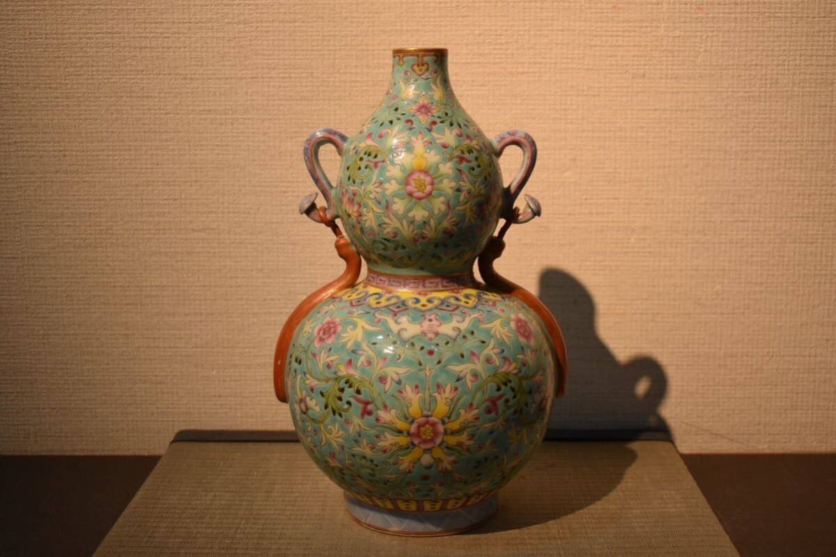 宋鈞窯红釉石榴尊 石榴花瓶 ザクロ 陶芸 骨董品 古美術品 宋鈞窯红釉