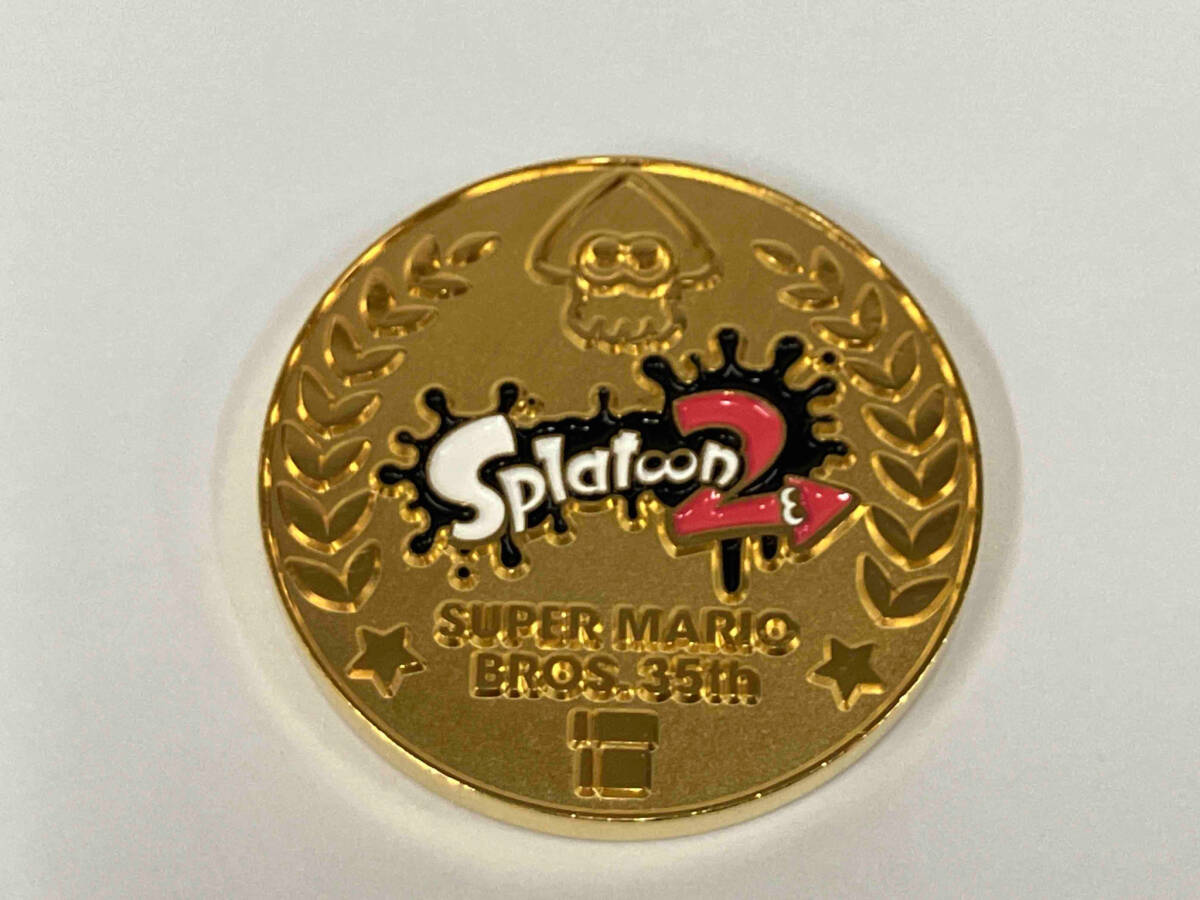スプラトゥーン2 スーパーマリオ35周年記念メダル スプラトゥーン2