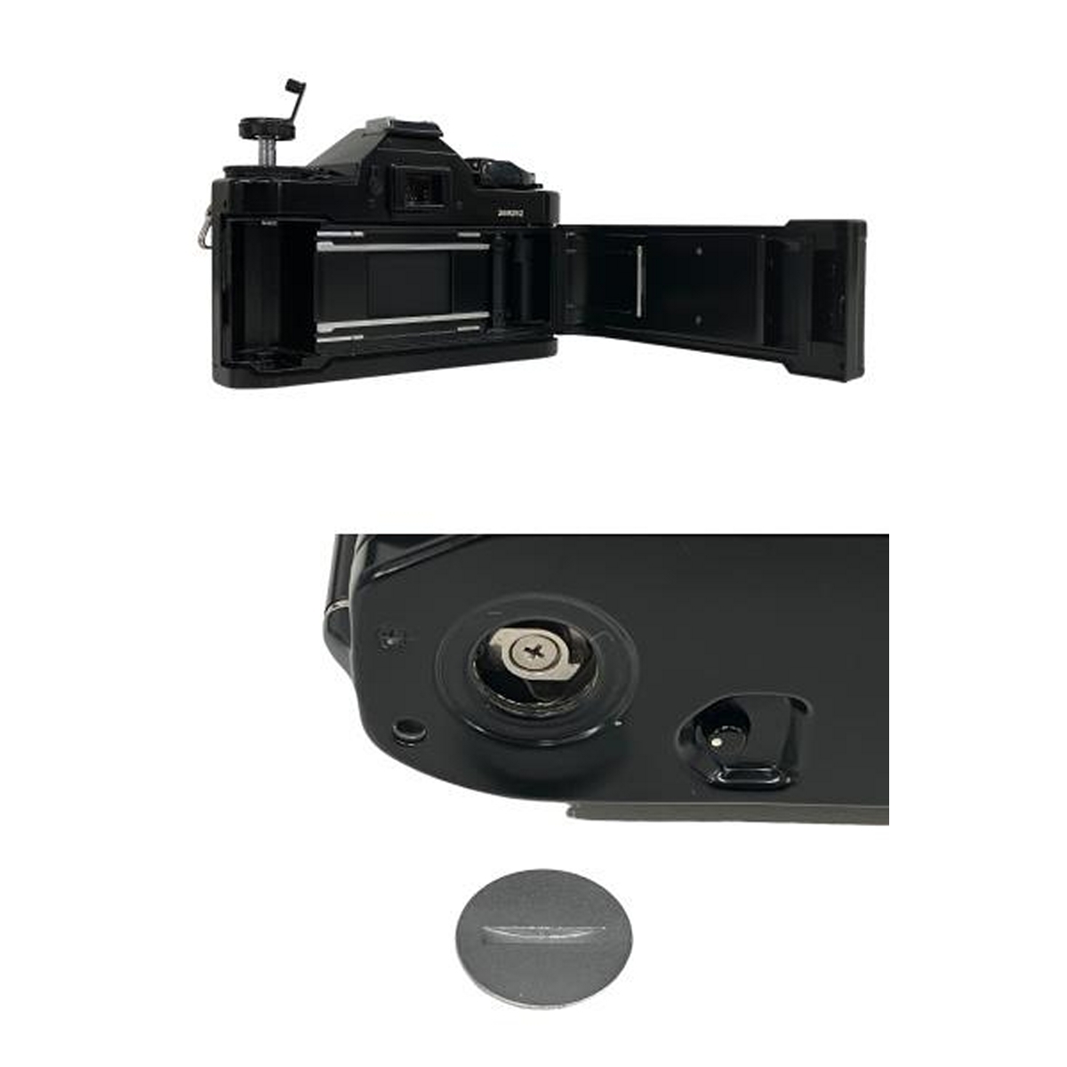 ☆極美品☆ Canon キャノン AE-1 フィルムカメラ ボディ 黒 8081 ☆極