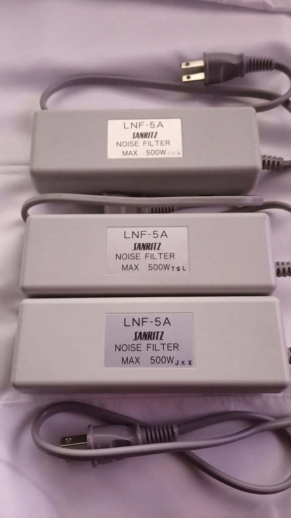 LNF-5A NOISE FILTER 低周波電源ノイズフィルタ SANRITZ