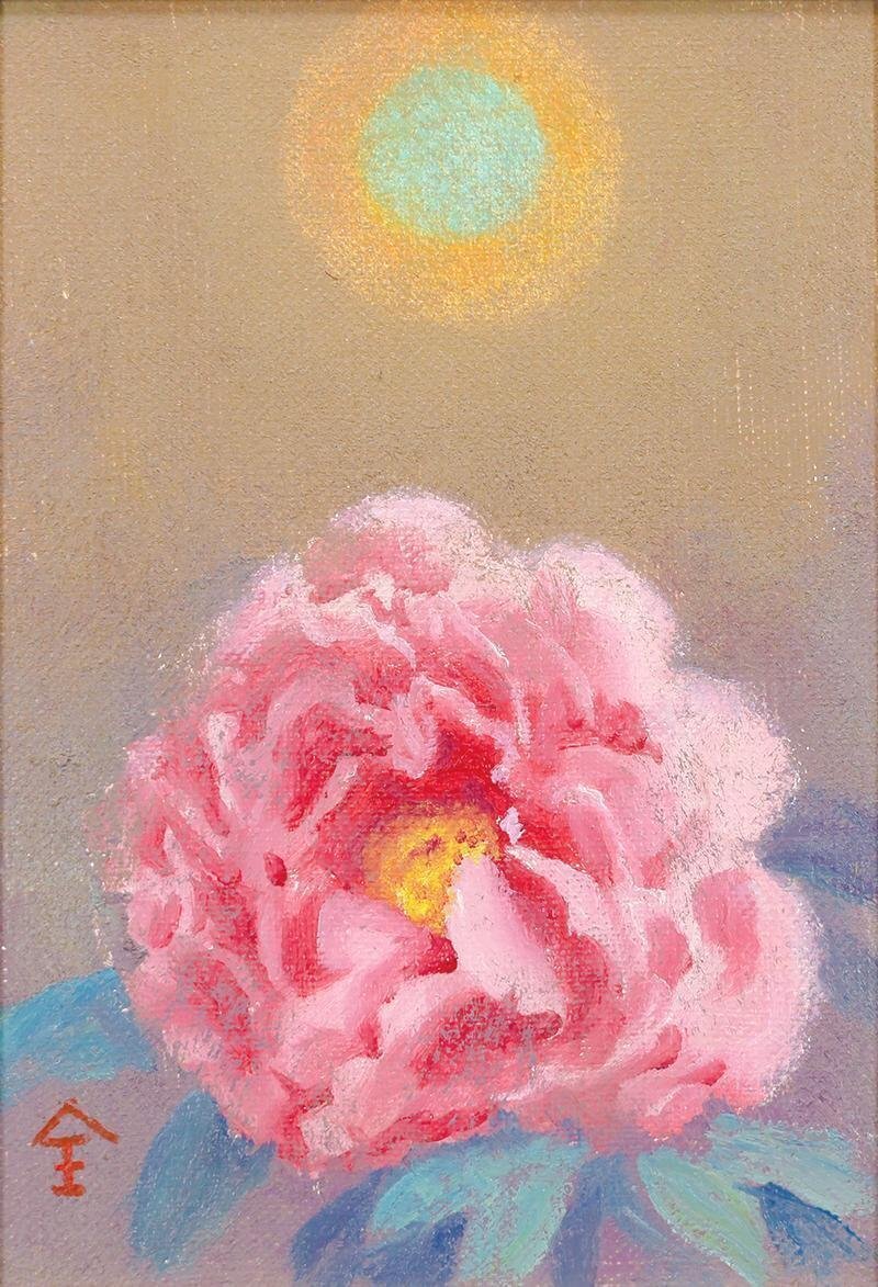 全和鳳 「舞」 油彩 F10号 韓国油彩画巨匠 全和鳳美術館 師:須田国太郎