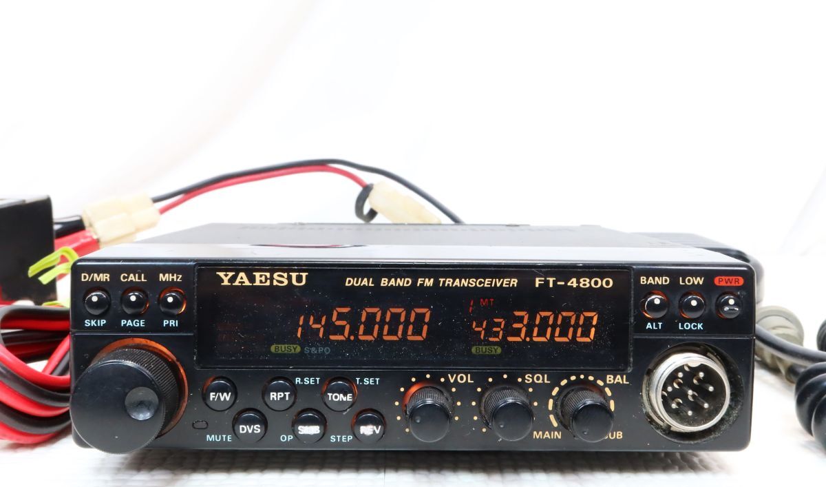 YAESU FT-4800 144&430MHz 車載 Yahoo!オークション - YAESU FT