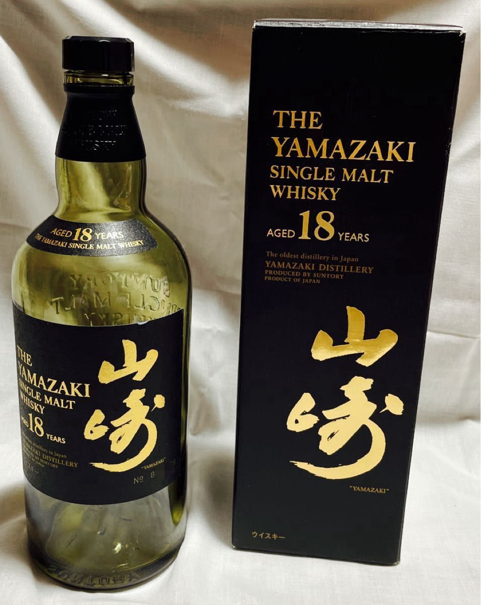 サントリー山崎18年 空瓶16本中身なし サントリー山崎18年 箱無し