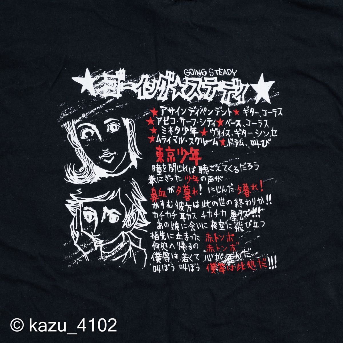 銀杏BOYZ GOING STEADY TシャツCDセット 峯田和伸 銀杏BOYZ GOING