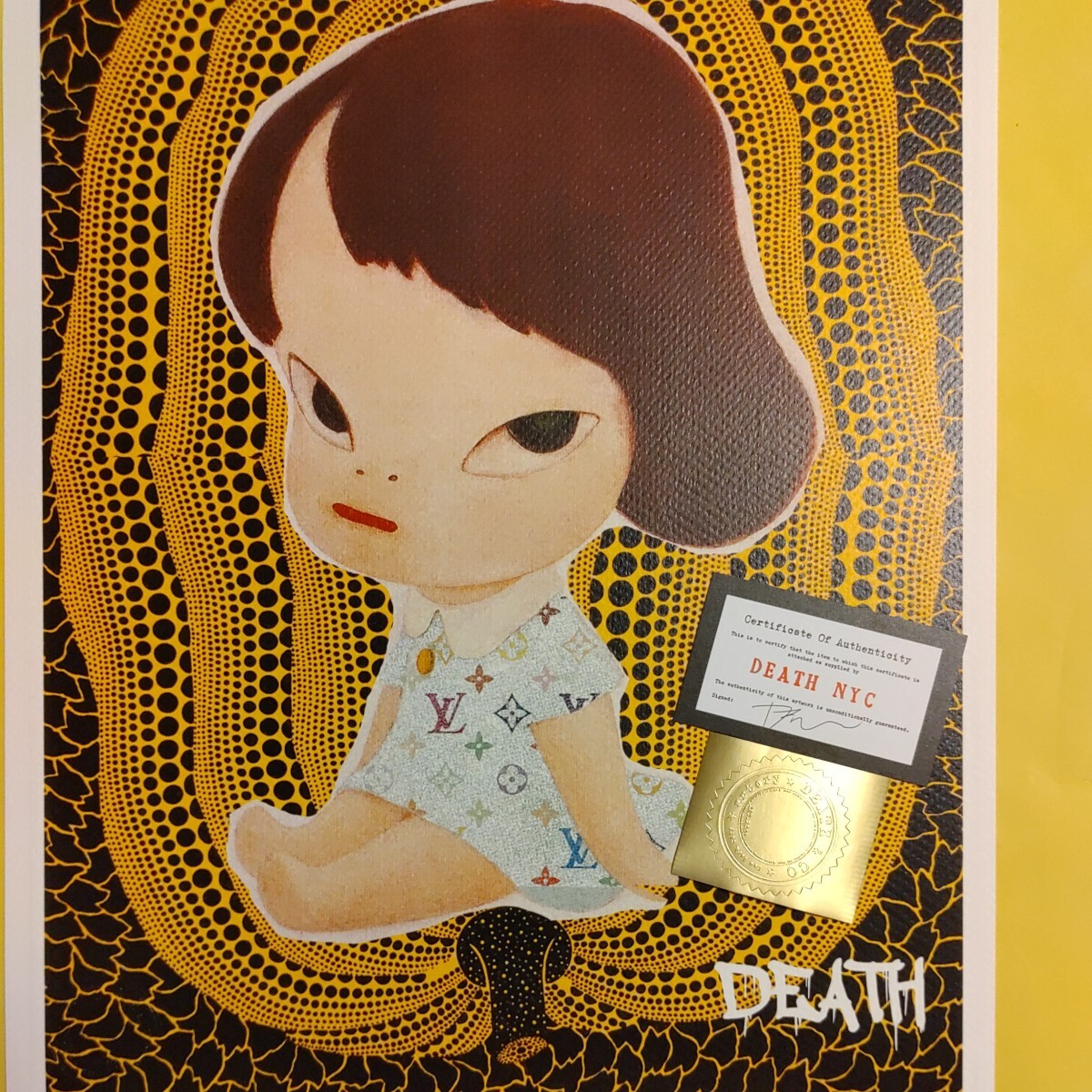 額込 世界限定100枚DEATH NYC アートポスター 現代アート 18 DEATH NYC