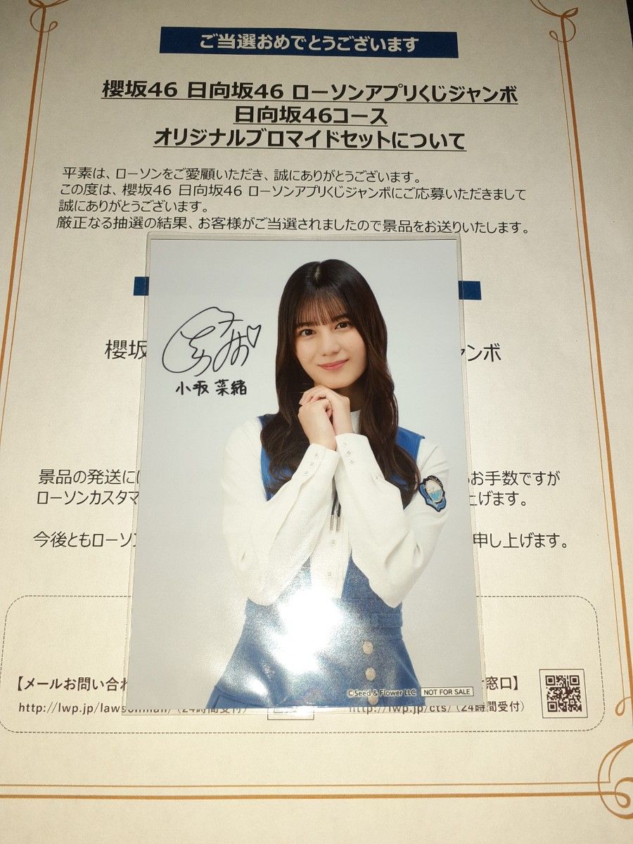 小坂菜緒 限定グッズ 日向坂 日向坂46 小坂菜緒 ローソン限定