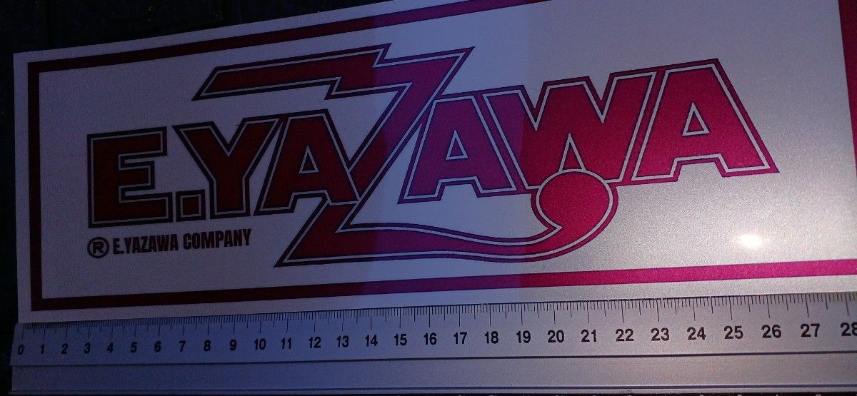 E YAZAWA / カンパニーロゴ / 紺＆紫2枚セット【防水・ラインシルバー