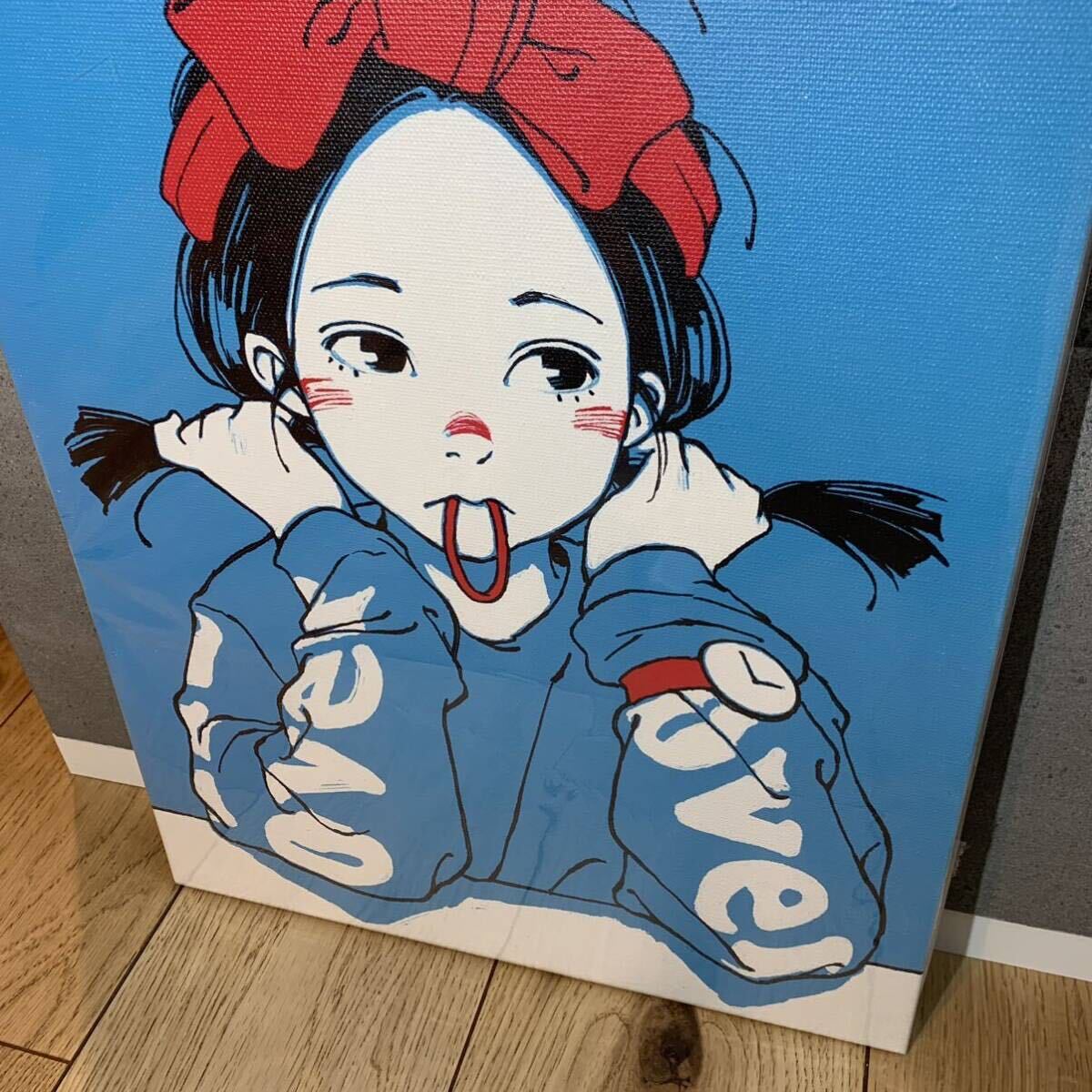 最終値下！古塔つみ キャンバス 版画 キャンバスアート over print