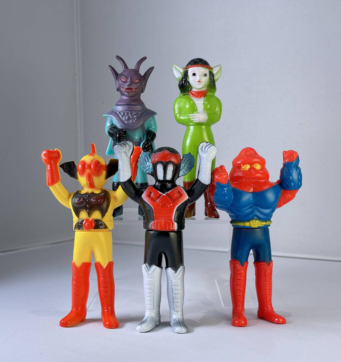 Yahoo!オークション - アクマイザー3 ミニソフビ まとめて ブルマァク