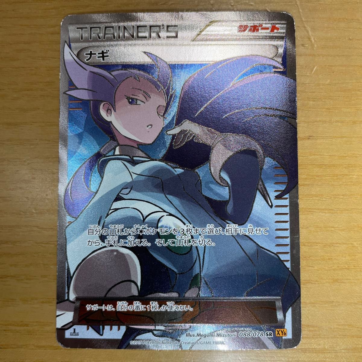ポケモンカード ナギ SR XY6 エメラルドブレイク 088/078 ナギ SR