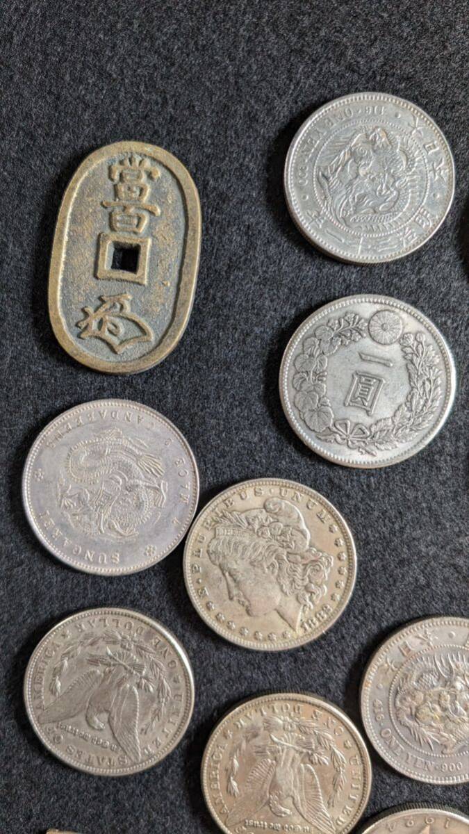 W07012 古美術 古銭 硬貨 硬幣 貨幣 世界コイン 外国銭 参考品 848g