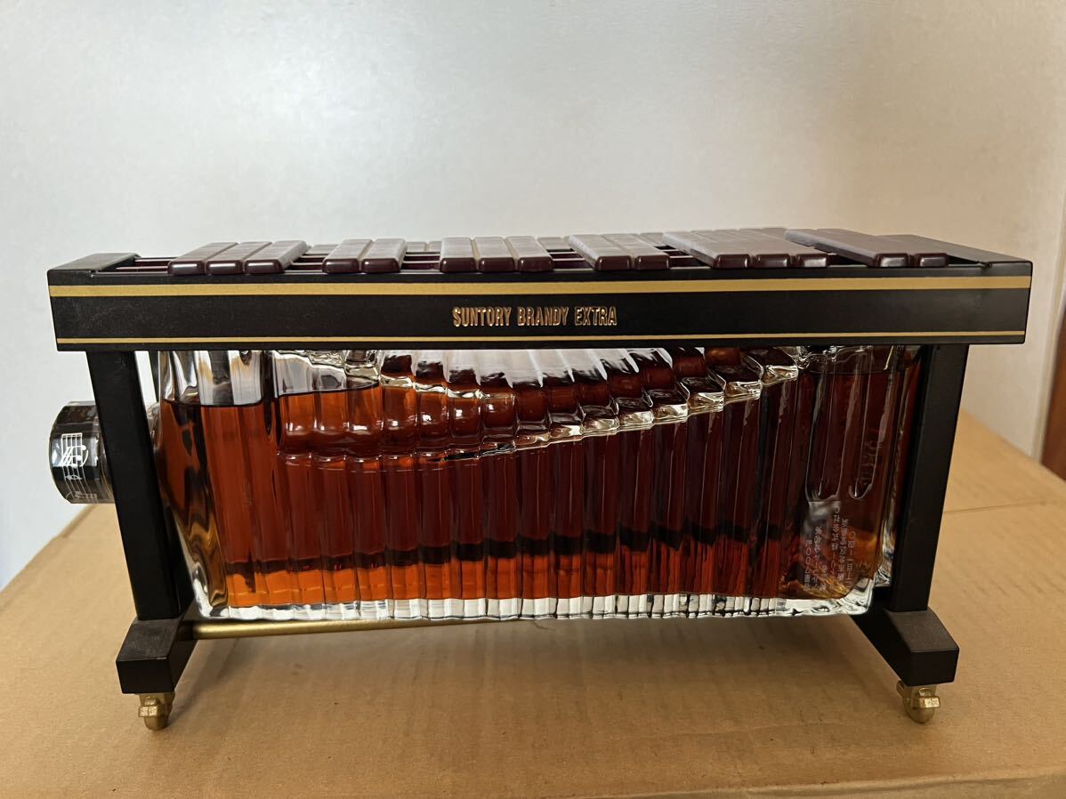 希少古酒サントリー ブランデー エクストラ楽器ボトル マリンバ 700ml