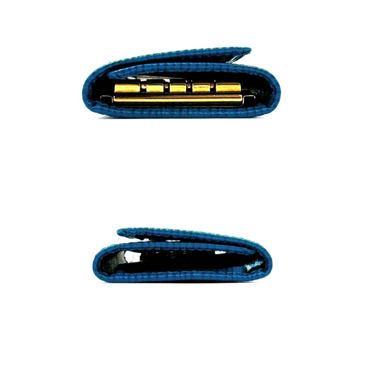 美品 ルイヴィトン エピ ミュルティクレ6 キーケース トレドブルー