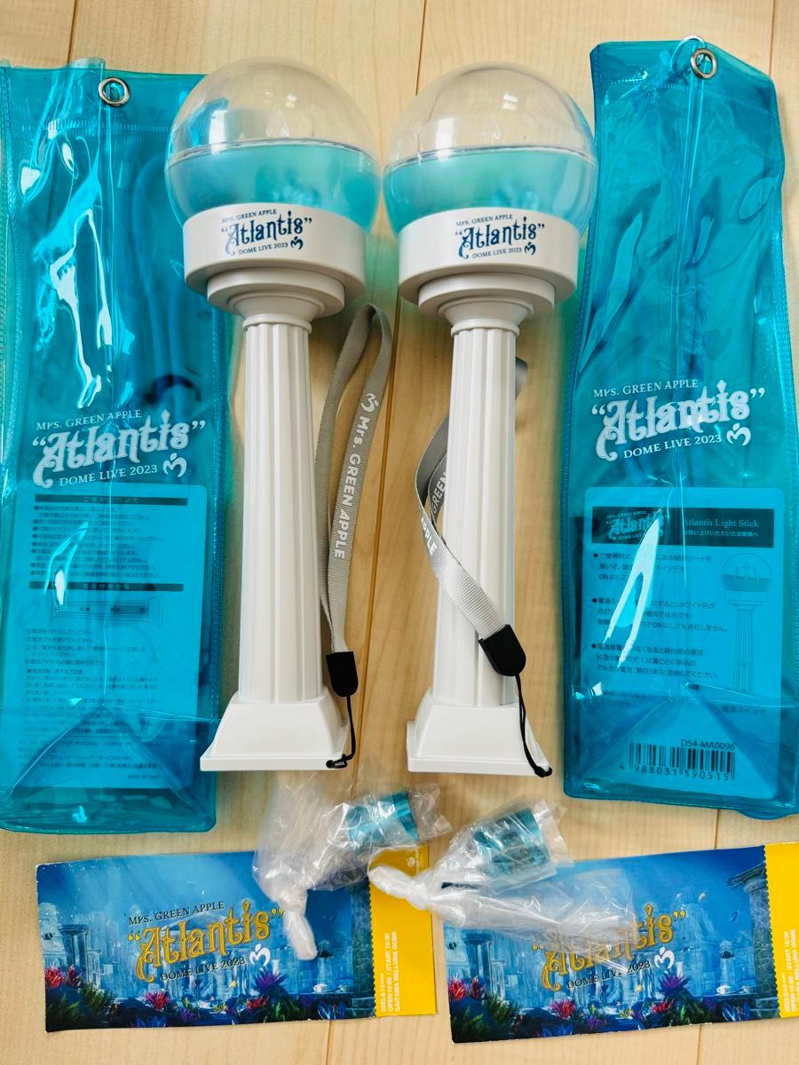 Mrs.GREEN APPLE ライトスティック 2本 Mr. GREEN APPLE 公式ペン