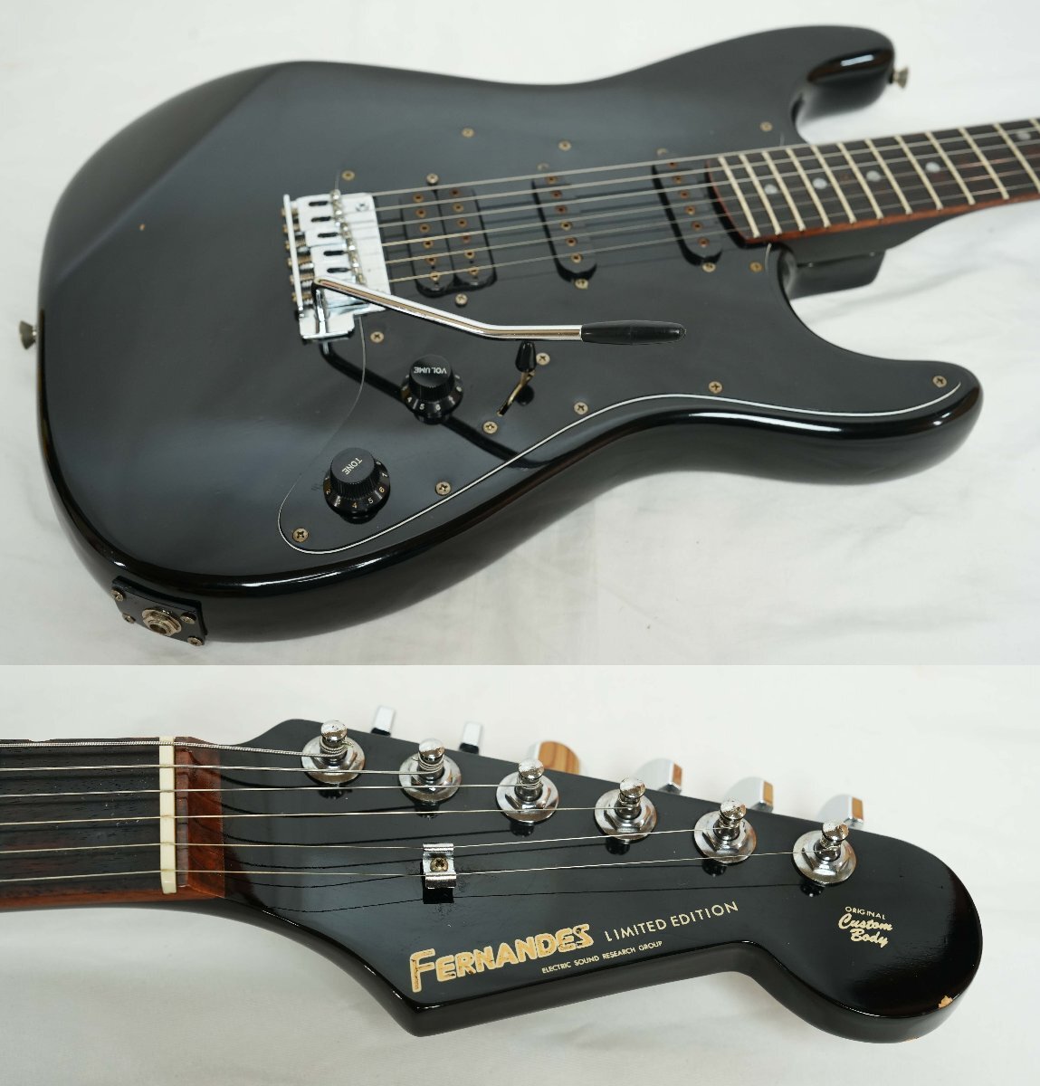 フェルナンデス ストラトキャスター 黒 FERNANDES Yahoo!オークション