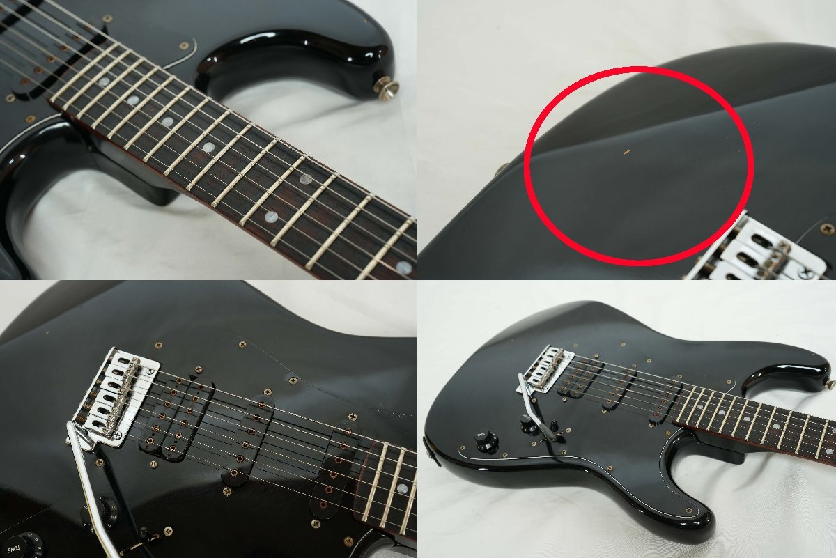 FERNANDES ブラック エレキギター ストラトキャスター Yahoo