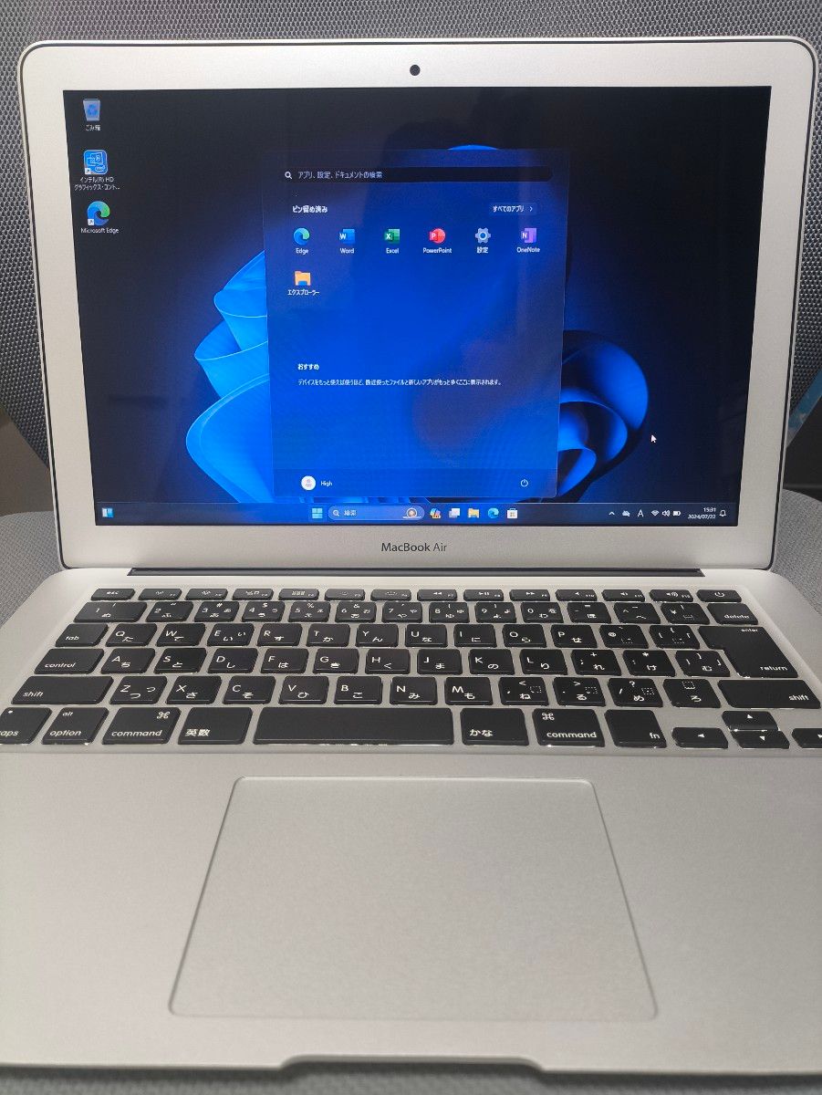 超美品] Macbook Air 2015 13インチ i7 8G 新品NVMe512GB Sonoma