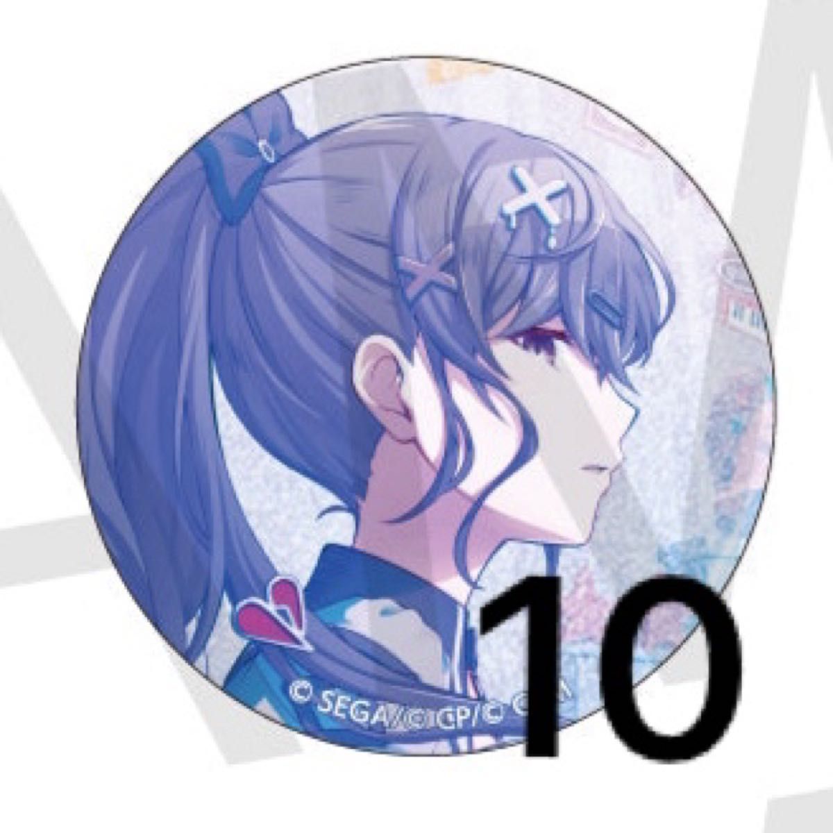 プロセカ グリッター 缶バッジ 20個 44C 朝比奈まふゆ 朝比奈まふゆ