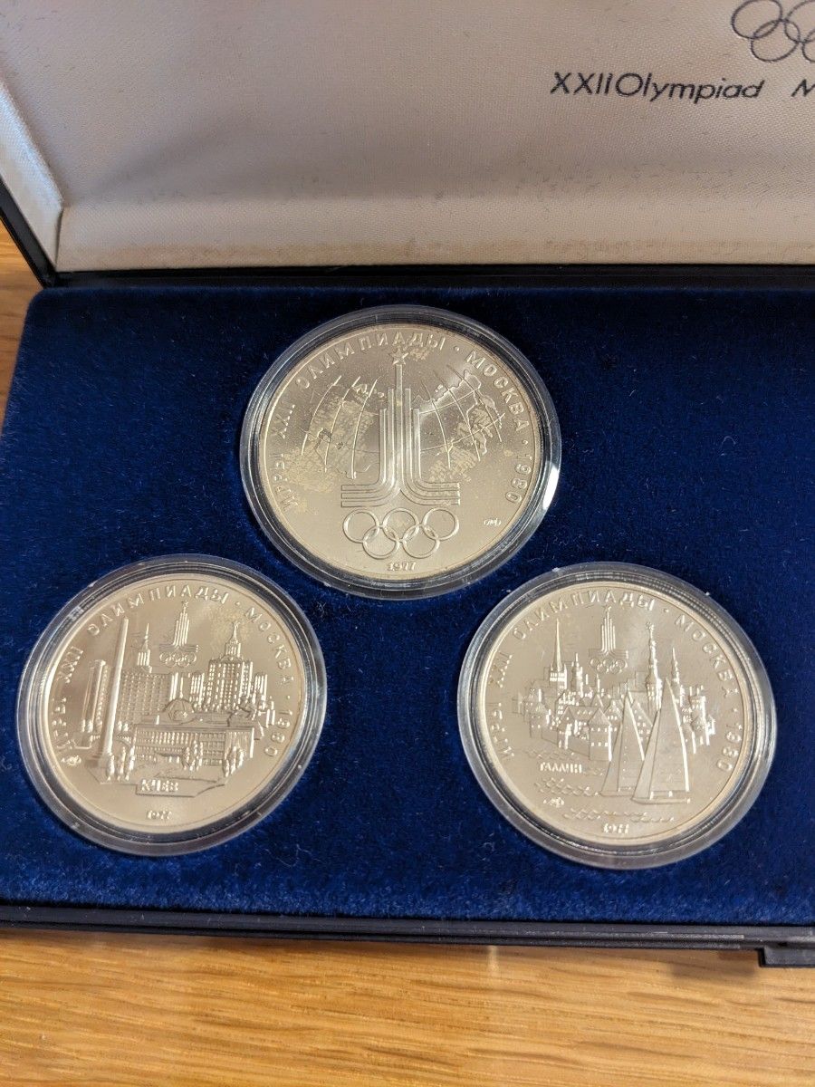 モスクワオリンピック記念銀貨6枚セット 【公式通販】