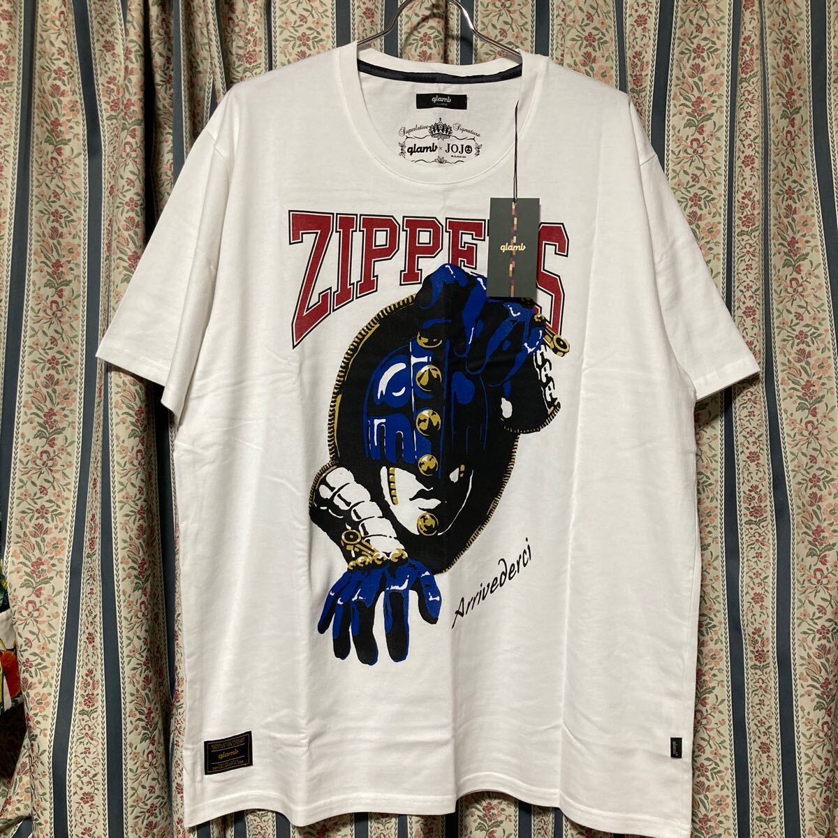 新品】JOJO x glamb スティッキィ・フィンガーズ TシャツXL gramb×JOJO