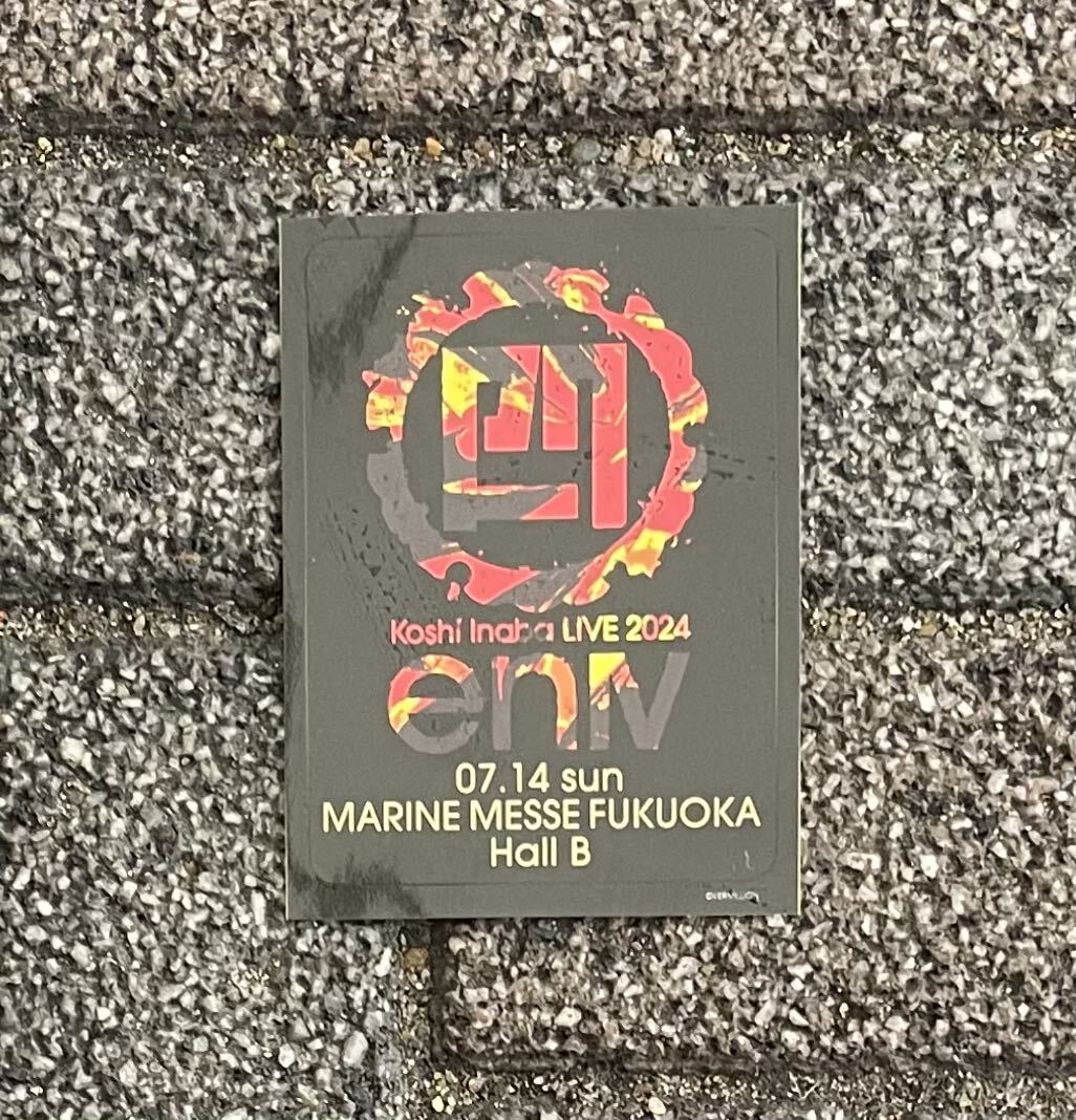 新品未開封】稲葉浩志・只者／enⅣ会場限定ポスター／缶バッジ 稲葉