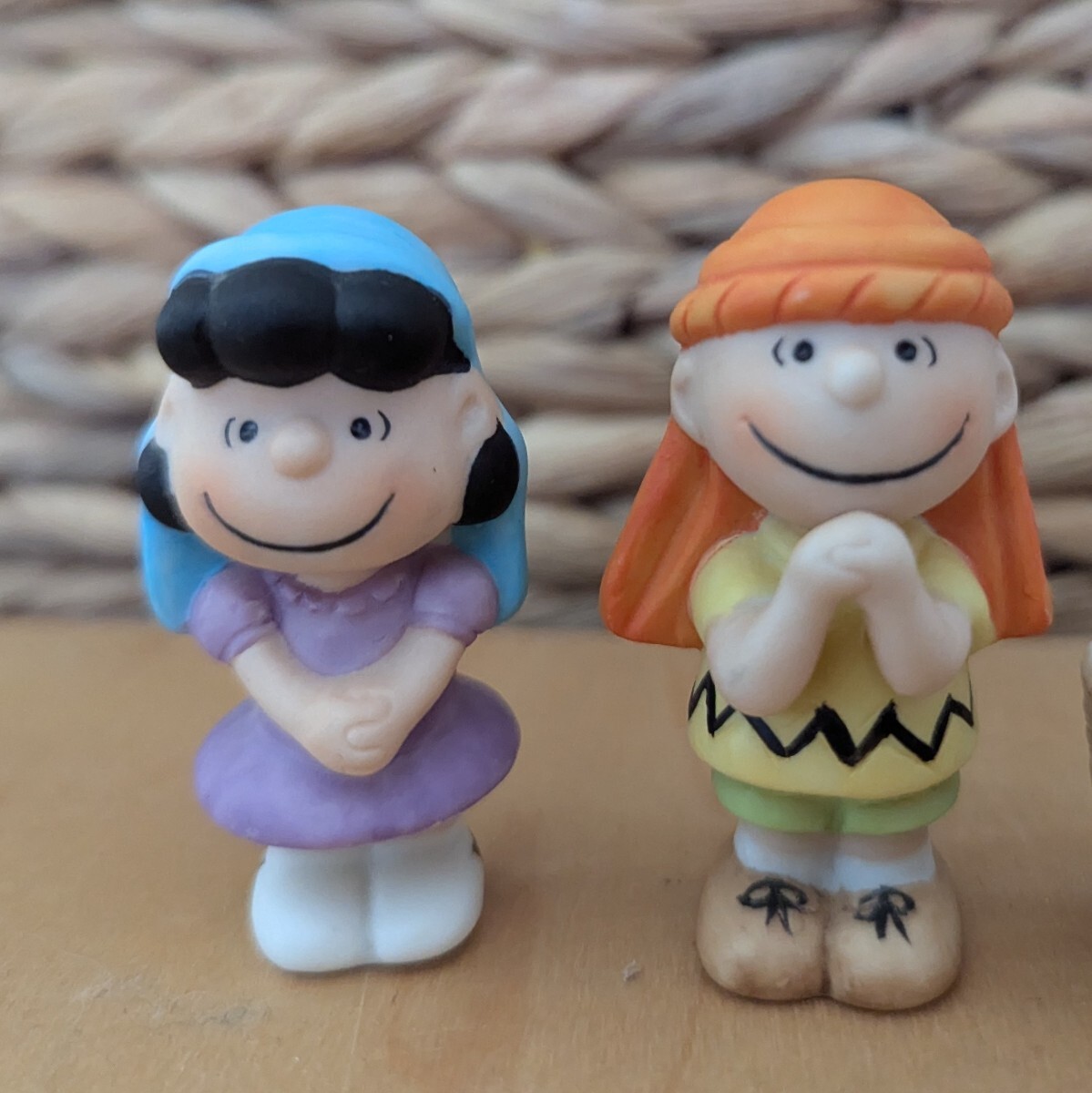 willitts スヌーピー6体セットチャーリーブラウン陶器フィギュア