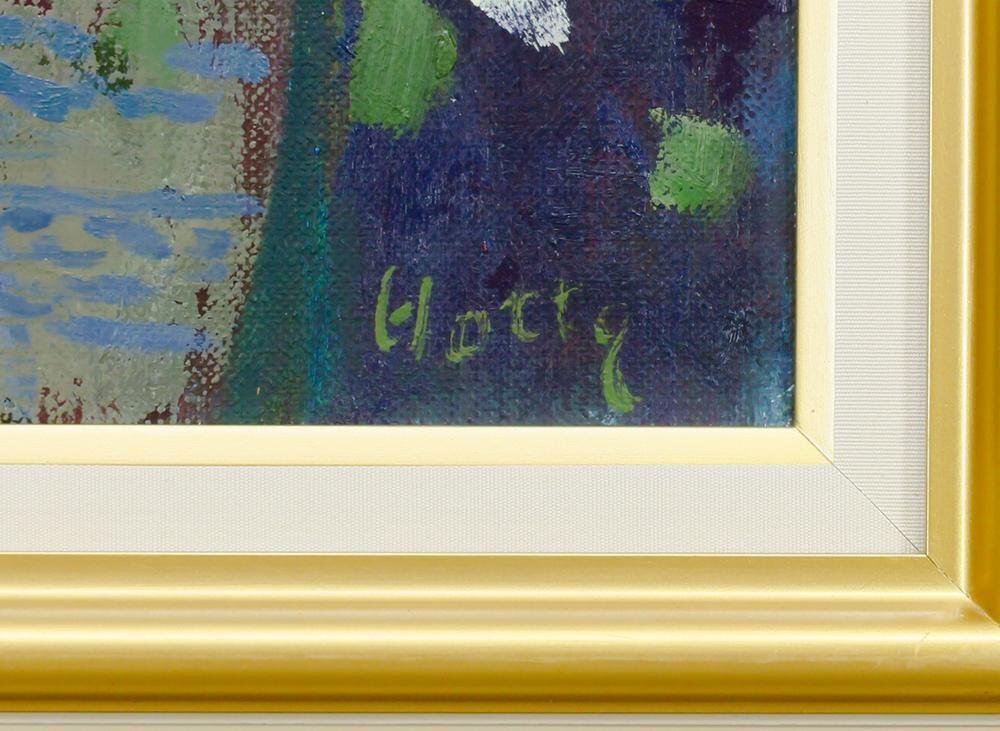 Yahoo!オークション - 【真作】【WISH】堀田高「花 南仏カーニュにて」