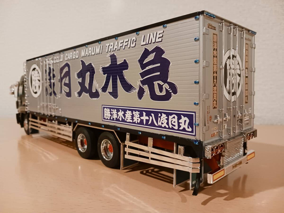 Yahoo!オークション - アオシマ1/32スケール 大型デコトラ旭勝渡月丸