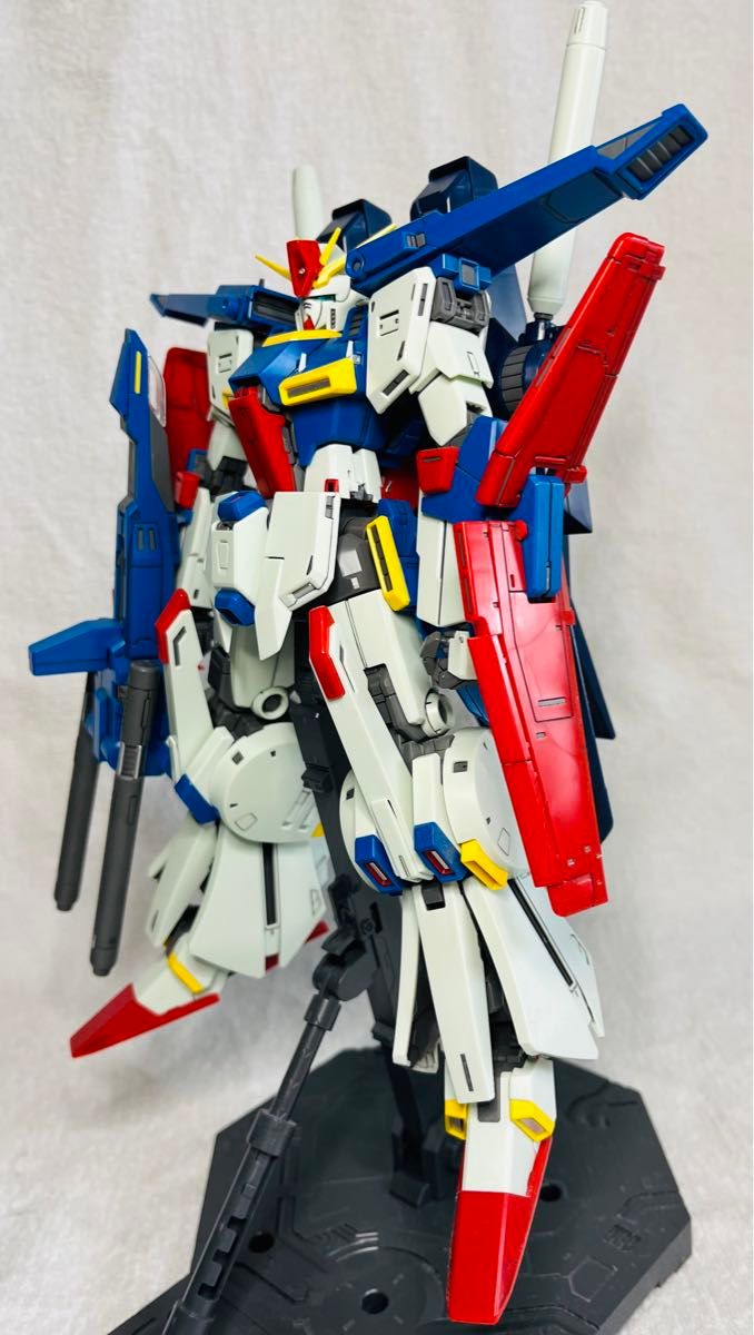 プレバン限定MG1/100 強化型ZZガンダム Ver ka 素組完成品 機動戦士