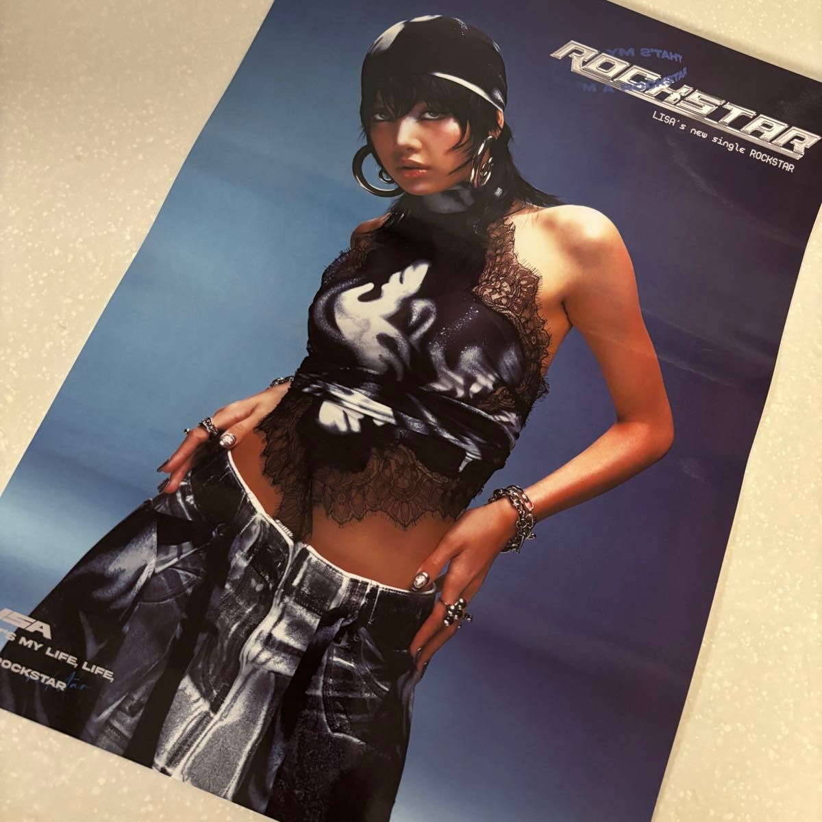 ブラックピンク リサ ポップアップ Tシャツ 限定 BLACKPINK LISA TEE M