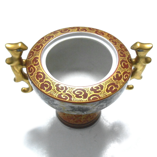 香爐「九谷庄三」作N o72