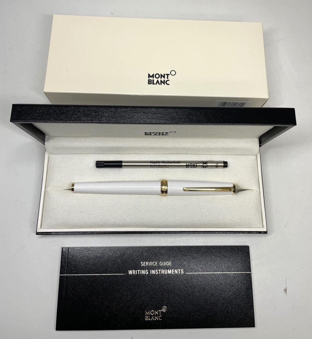 モンブラン MONTBLANC ボールペン Pix ホワイト×ゴールド